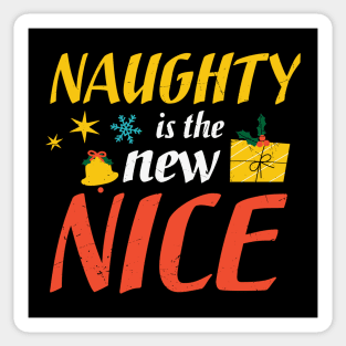 Naughty Is The New Nice Christmas Sticker